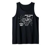 Shakespeare Dost Thou Even Hoist Sir Gym Humor Bard Workout Tank Top