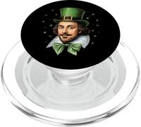 Shakespeare English Literature Leprechaun St. Patricks Day PopSockets PopGrip for MagSafe