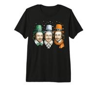 Shakespeare English Literature Leprechaun St. Patricks Day Premium T-Shirt