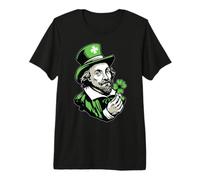 Shakespeare English Literature St. Patricks Day Pattys Day Premium T-Shirt