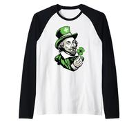 Shakespeare English Literature St. Patricks Day Pattys Day Raglan Baseball Tee