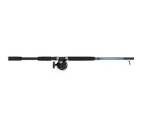 Shakespeare Firebird Boat Fishing Rod+ Multiplier Reel LEFT HAND WIND & Line