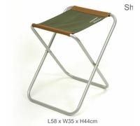 Shakespeare Folding Stool?Robust?58 x 35 x 44cm?For Fishing?1154485?Brown/Green