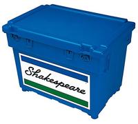 Shakespeare Fully Loaded Seatbox 1 X Extra Tray, Cusion, Padded Strap and Tackle Box, Blue