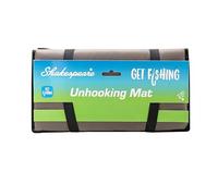 Shakespeare Get Fishing Unhooking Mat, Lightweight Foldable Design, Quick-Dry Fabric, Essential Fish Care Accessory for Anglers, In Partnership with Angling Trust, Ideal for Catch and Release, Green