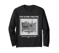 Shakespeare Globe Theatre London 1599 Literary Playhouse Long Sleeve T-Shirt