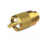 Shakespeare Gold-Plated PL259 Connector - RG8/AU & RG213 Cable PL-259-G