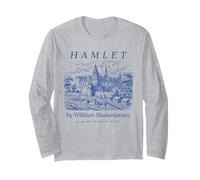 Shakespeare Hamlet Cute Book Lover Bookworm Drama Teacher Long Sleeve T-Shirt