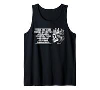 Shakespeare Hamlet Horatio Quote Philosophy Skull Tank Top