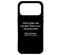 Shakespeare Hamlet Quote - Lost All My Mirth Case for iPhone 17 Pro Max