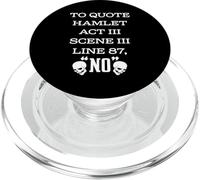 Shakespeare Hamlet Quote PopSockets PopGrip for MagSafe