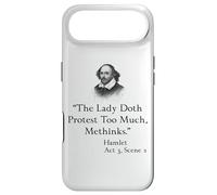 Shakespeare Hamlet Quote - The Lady Doth Protest Too Much Case for iPhone Air