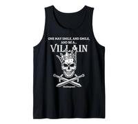 Shakespeare Hamlet Villain Quote Skull Crown Drama Tank Top