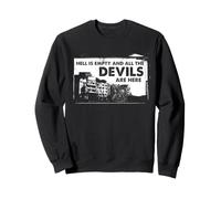 Shakespeare Hell Is Empty Quote Dark Tempest Literature Sweatshirt