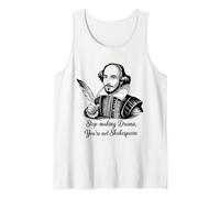 Shakespeare Humour Bound Not to Please Thee Tank Top