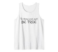 Shakespeare Inspired to Thine Own Self Be True Tank Top
