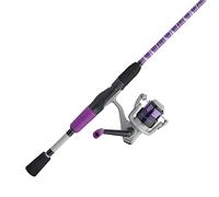 Shakespeare Jellyfish Spinning Reel and Fishing Rod Combo, Purple, 5'6" - Medium - 2pc