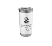 Shakespeare King Lear Quote - Come Not Between The Dragon Stainless Steel Insulated Tumbler