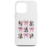 Shakespeare Literature Girl Coquette Bow Pink Mom Case for iPhone 13 Pro Max