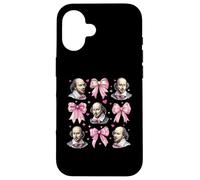 Shakespeare Literature Girl Coquette Bow Pink Mom Case for iPhone 16