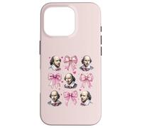 Shakespeare Literature Girl Coquette Bow Pink Mom Case for iPhone 16 Pro