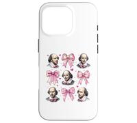 Shakespeare Literature Girl Coquette Bow Pink Mom Case for iPhone 16 Pro