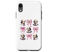 Shakespeare Literature Girl Coquette Bow Pink Mom Case for iPhone XR