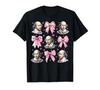 Shakespeare Literature Girl Coquette Bow Pink Mom T-Shirt
