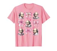 Shakespeare Literature Girl Coquette Bow Pink Mom T-Shirt