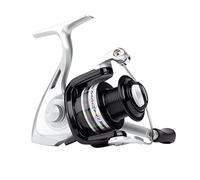 Shakespeare Mach 1 Spinning Reel - Lightweight Graphite Body and Rotor, 2+1 Ball Bearings, Smooth Drag System, and Extra Rigid Bail for Freshwater and Saltwater Fishing - 6000
