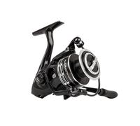 Shakespeare Mach III Spinning Reel - 6+1 Bearings, Lightweight Graphite Body, Smooth Rotation, Extra Rigid Bail, Precise Felt Drag Washers, and Stable Rotor Design- 3000, Black