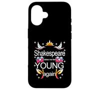 Shakespeare Makes Me Feel Young Again Meme Case for iPhone 16