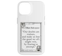 Shakespeare Measure by Measure Quote Our Doubts Are Traitors Case for iPhone 14