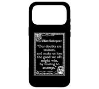 Shakespeare Measure by Measure Quote Our Doubts Are Traitors Case for iPhone 17 Pro Max