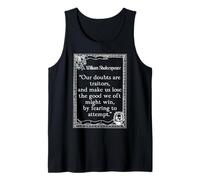 Shakespeare Measure by Measure Quote Our Doubts Are Traitors Tank Top