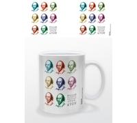 Shakespeare MG22430 Pyramid International William (Pop Art) Official Boxed Ceramic Coffee/Tea Mug, Multi-Colour, 11 oz/315 ml