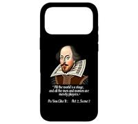 Shakespeare Play As You Like It Quote All The Worlds a Stage Case for iPhone 17 Pro Max