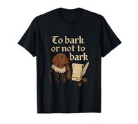 Shakespeare Pup To Bark Or Not To Bark Dog Graphic T-Shirt