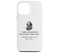 Shakespeare Quote - Cupid Is A Knavish Lad Case for iPhone 13 Pro Max
