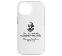 Shakespeare Quote - Cupid Is A Knavish Lad Case for iPhone 14