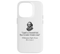 Shakespeare Quote - Cupid Is A Knavish Lad Case for iPhone 14 Pro