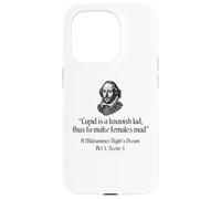 Shakespeare Quote - Cupid Is A Knavish Lad Case for iPhone 15 Pro