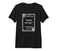 Shakespeare Quote Forever and A Day - As You Like It Premium T-Shirt
