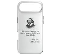Shakespeare Quote From King Lear When We Are Born, We Cry... Case for iPhone Air