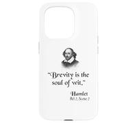 Shakespeare Quote: Hamlet - Brevity Is The Soul Of Wit Case for iPhone 15 Pro