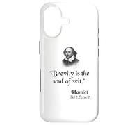 Shakespeare Quote: Hamlet - Brevity Is The Soul Of Wit Case for iPhone 17