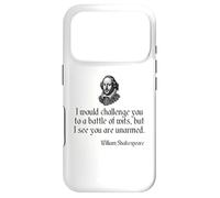 Shakespeare Quote I Would Challenge You To A Battle Of Wits Case for iPhone 17 Pro