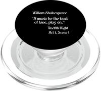 Shakespeare Quote If Music Be The Food - Twelfth Night PopSockets PopGrip for MagSafe
