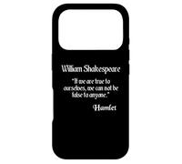 Shakespeare Quote - If We Are True To Ourselves - King Lear Case for iPhone 17 Pro
