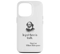 Shakespeare Quote In Jest There Is Truth, KIng Lear Case for iPhone 13 Pro